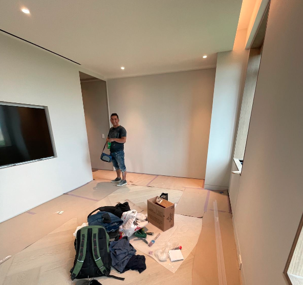 Cleaning post construction