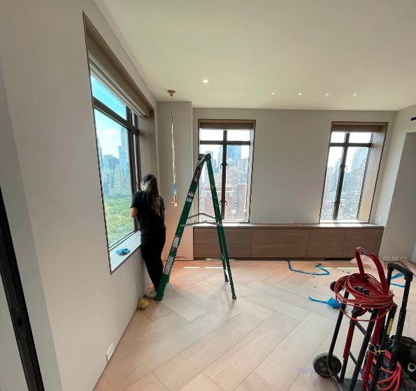 Cleaning post construction